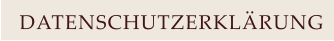 Datenschutzerklärung